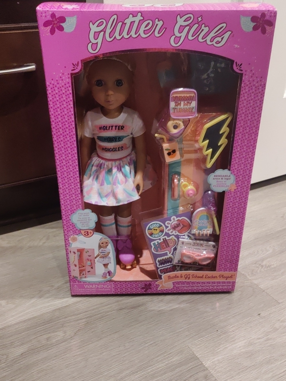 New!Glitter Girls School Locker Playset 14"Doll Marlo Y2K Cottagecore Girlhood